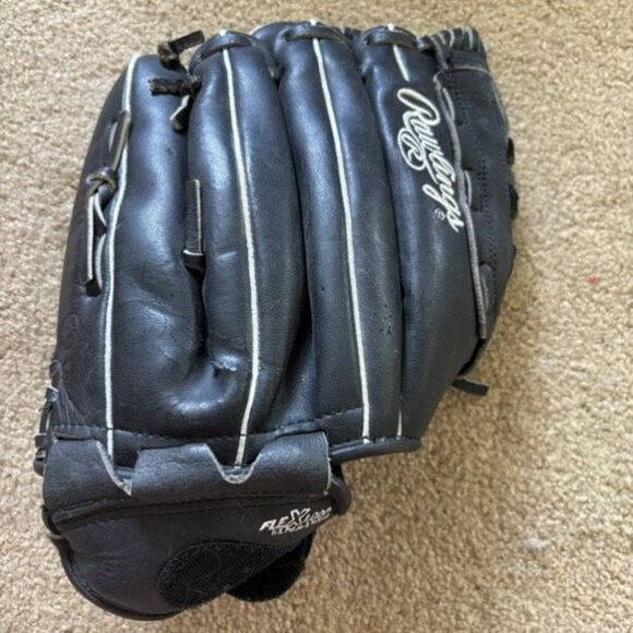 Rawlings FP1258 Fast Pitch 12 1/2” RHT Black Softball Glove - Picture 3 of 11